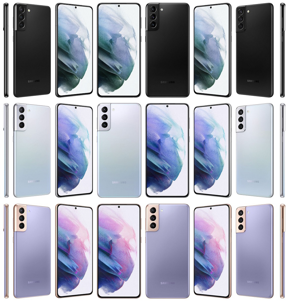 Samsung Galaxy S21, Samsung Galaxy S21: Όλα τα smartphone της σειράς σε όλα τα χρώματα [renders]