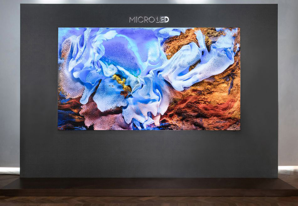 MicroLED, Διαθέσιμη η MicroLED TV 110 ιντσών της Samsung, δική σας με 130.000 ευρώ