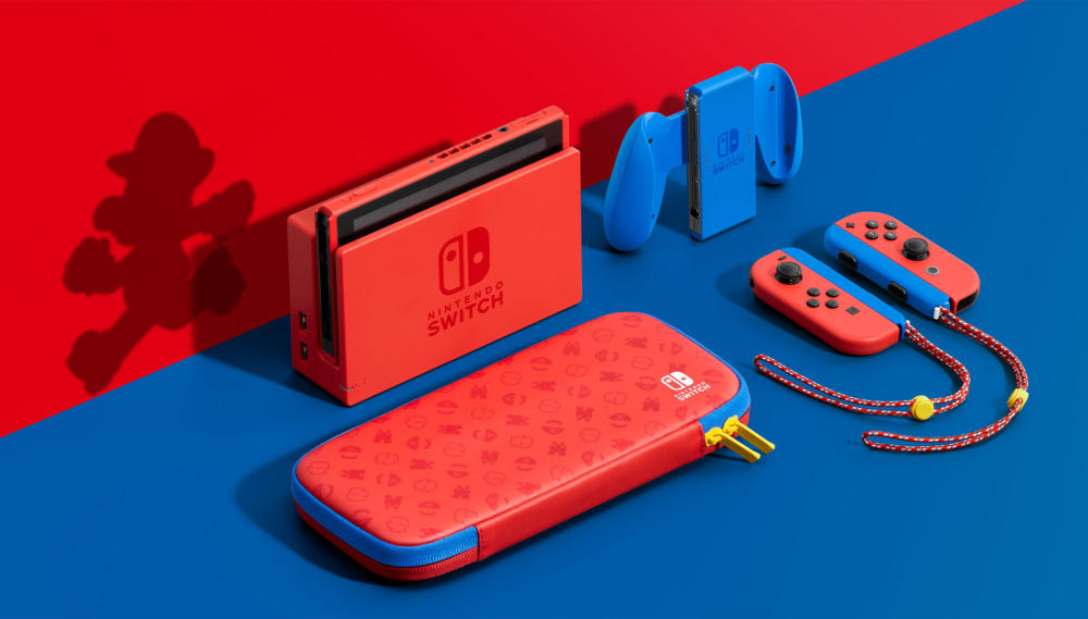 , Συλλεκτικό Nintendo Switch Mario Red & Blue Edition