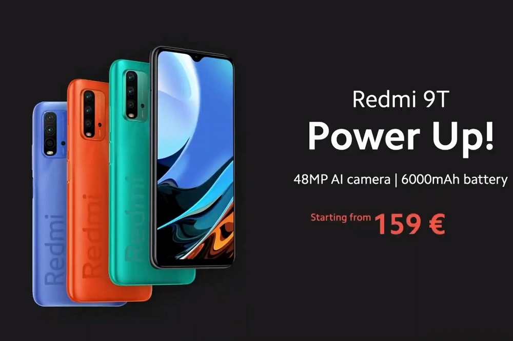 Redmi Note 9T, Redmi 9T: Η 4G πρόταση με τεράστια μπαταρία 6.000mAh και τιμή 159 ευρώ
