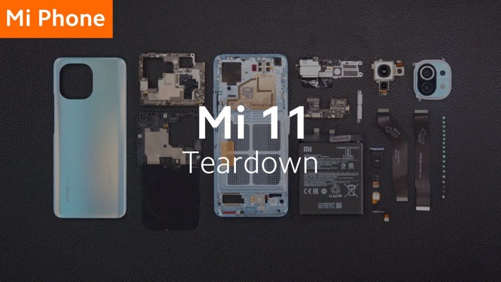 Xiaomi Mi 11, Xiaomi Mi 11: Βίντεο tear down το παρουσιάζει ότι είναι εύκολο να επισκευαστεί