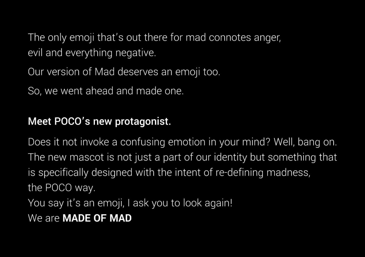 , Poco: Το νέο λογότυπο Made of Mad