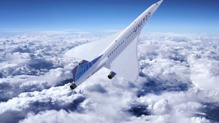 , H United Airlines αγοράζει 15 υπερηχητικά Boom Supersonic