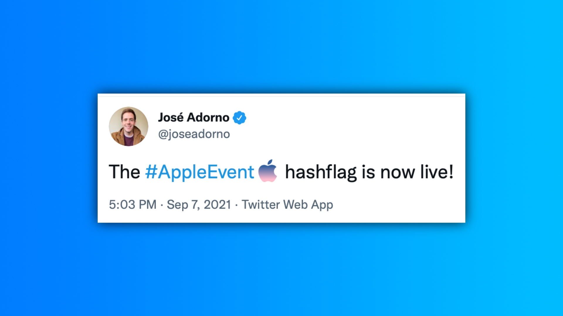 , iPhone 13: Έτοιμο το hashflag στο Twitter για το event