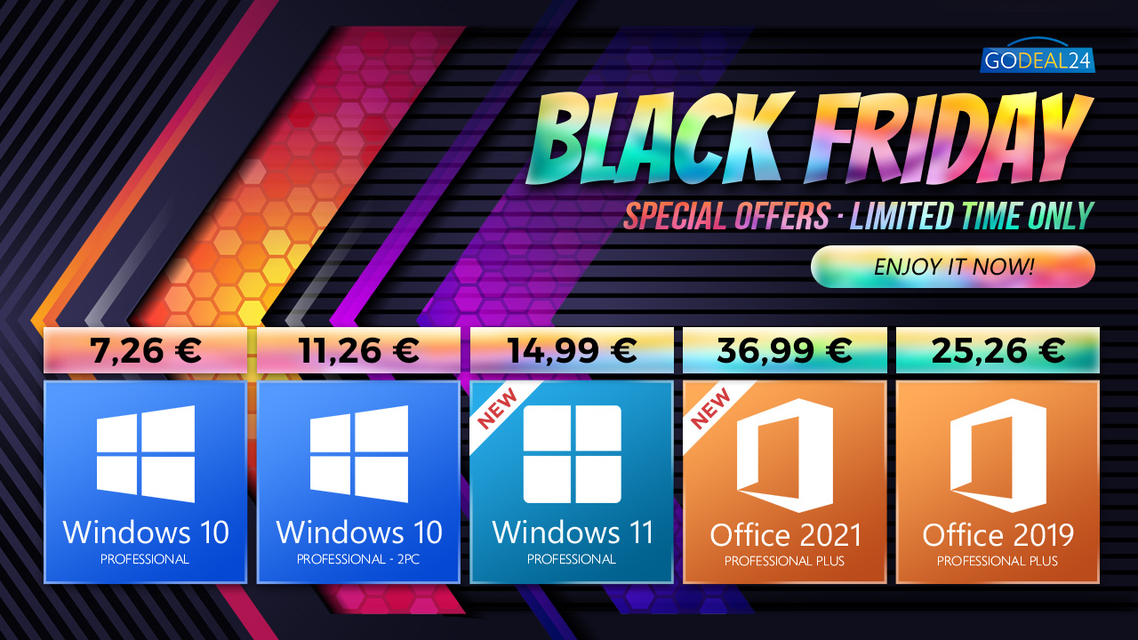 , Τελευταία εβδομάδα, Black Friday Super Sale, απέκτησε Windows 10 με 7€