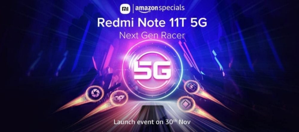 , H Xiaomi κυκλοφορεί το Redmi Note 11T 5G στην Ινδία.