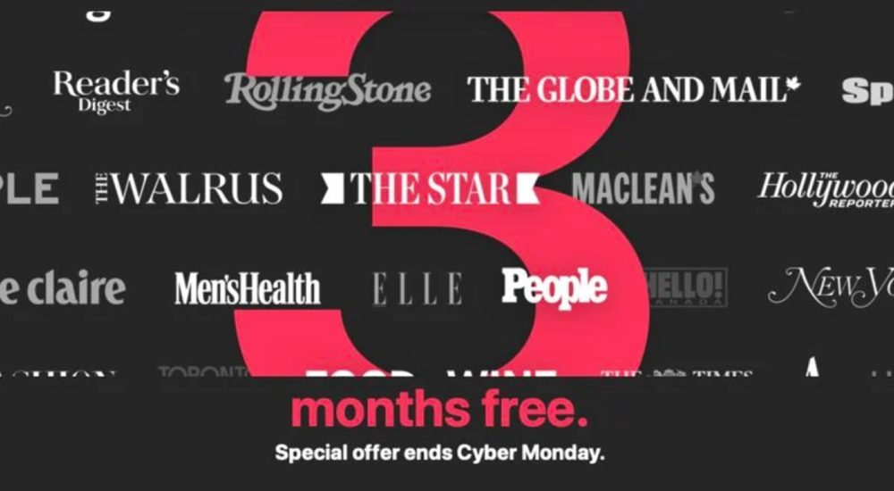 , Apple News+ Cyber Monday: Προσφέρει δωρεάν δοκιμή τριών μηνών για νέους συνδρομητές