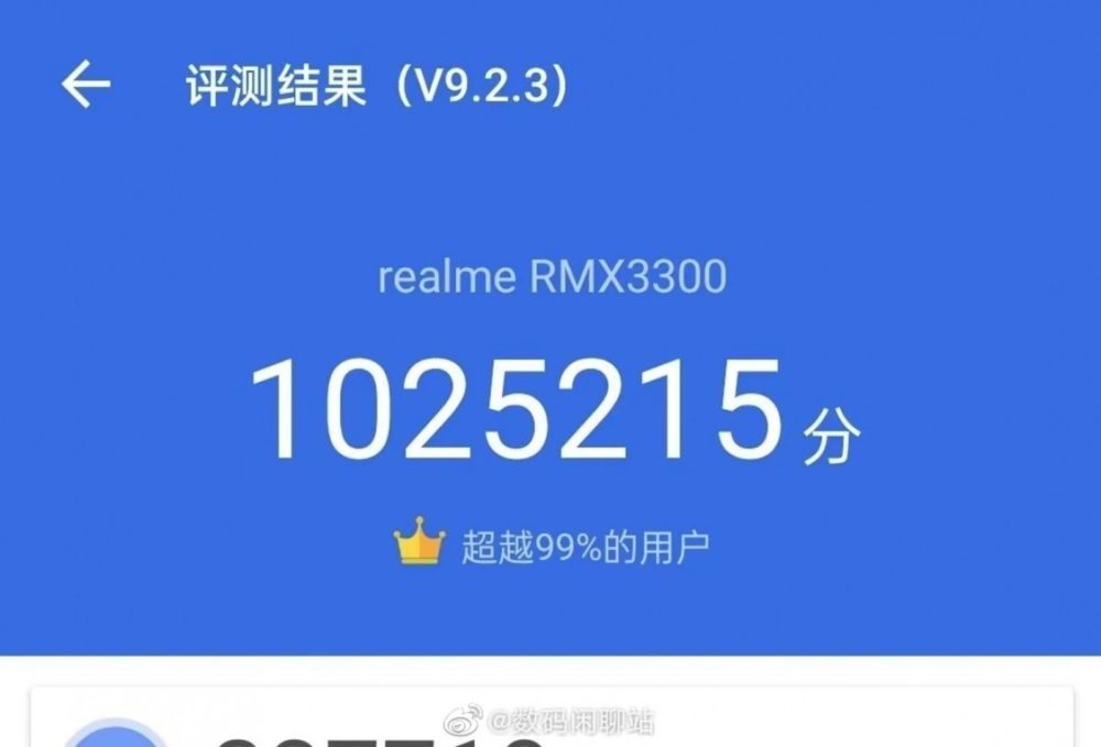 , Realme GT 2 Pro: Με την υποστήριξη του Snapdragon 8 Gen1 κερδίζει πάνω από 1 εκατομμύριο πόντους AnTuTu