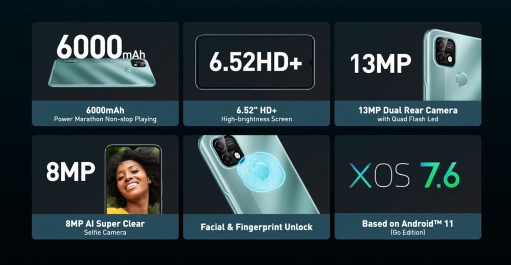 , Infinix Smart 5 Pro: Ανακοινώθηκε με Android 11 και μπαταρία 6.000 mAh