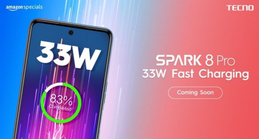 , Tecno: Φέρνει το Spark 8 Pro με γρήγορη φόρτιση 33W