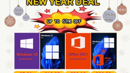 New Year Deal Windows 11 Pro με €15.27 και Office 2021 Pro με €25.45