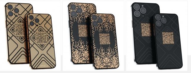 iPhone, Η Caviar προσφέρεται να τοποθετήσει ένα χρυσό QR code στο πίσω μέρος του iPhone 13 Pro σας