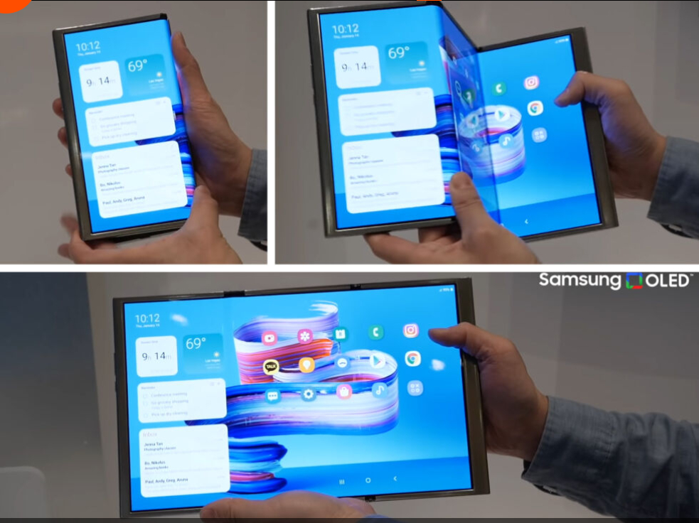 Samsung, CES 2022: Εξαιρετικά φιλόδοξα τα foldable σχέδια της Samsung