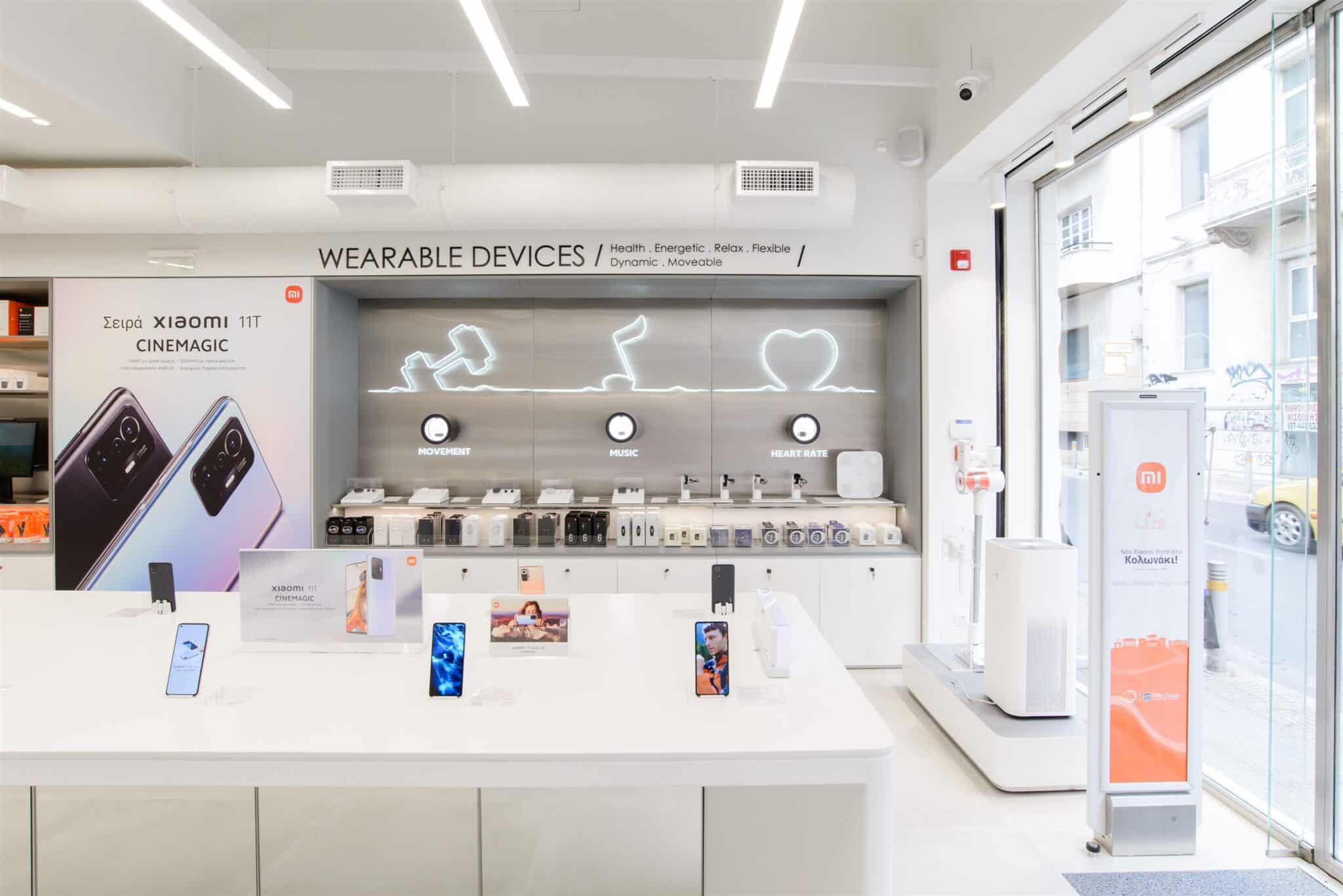 Φωτογραφίες από το νέο Xiaomi Store στο Κολωνάκι