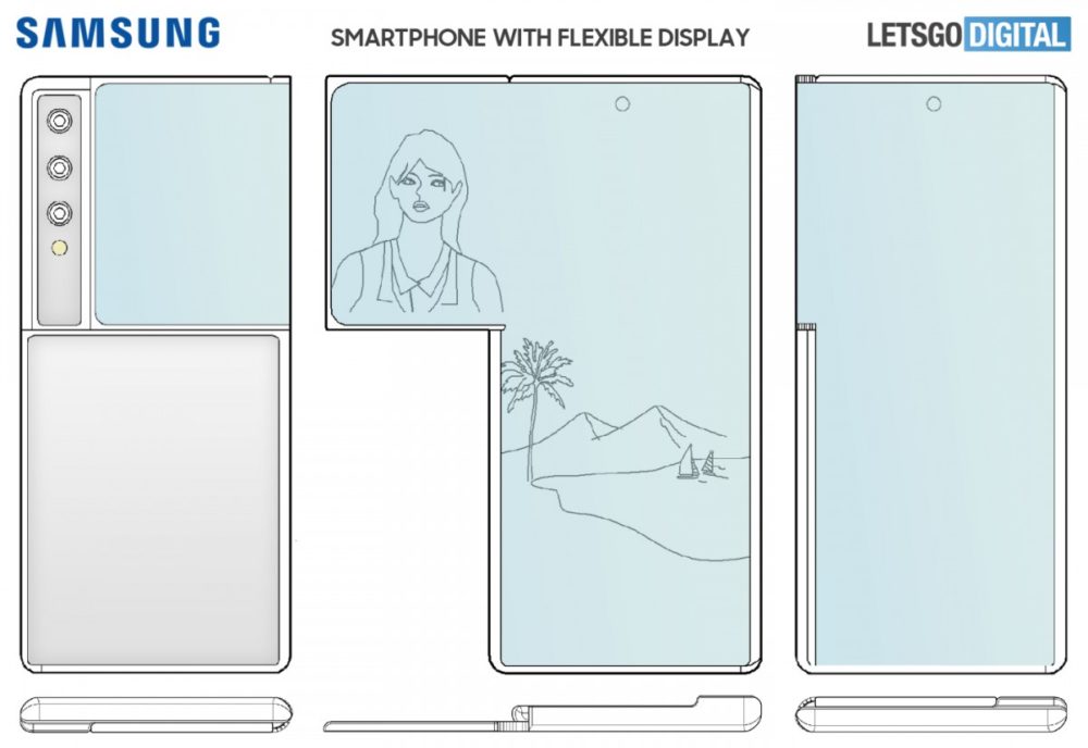 Samsung, Samsung: Κατοχύρωσε πατέντα για οθόνη smartphone που ανοίγει στο πλάι