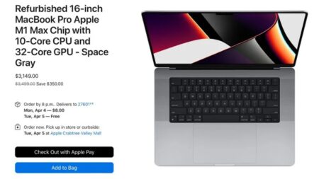 Apple: Πουλάει refurbished M1 Pro και M1 Max MacBook Pro