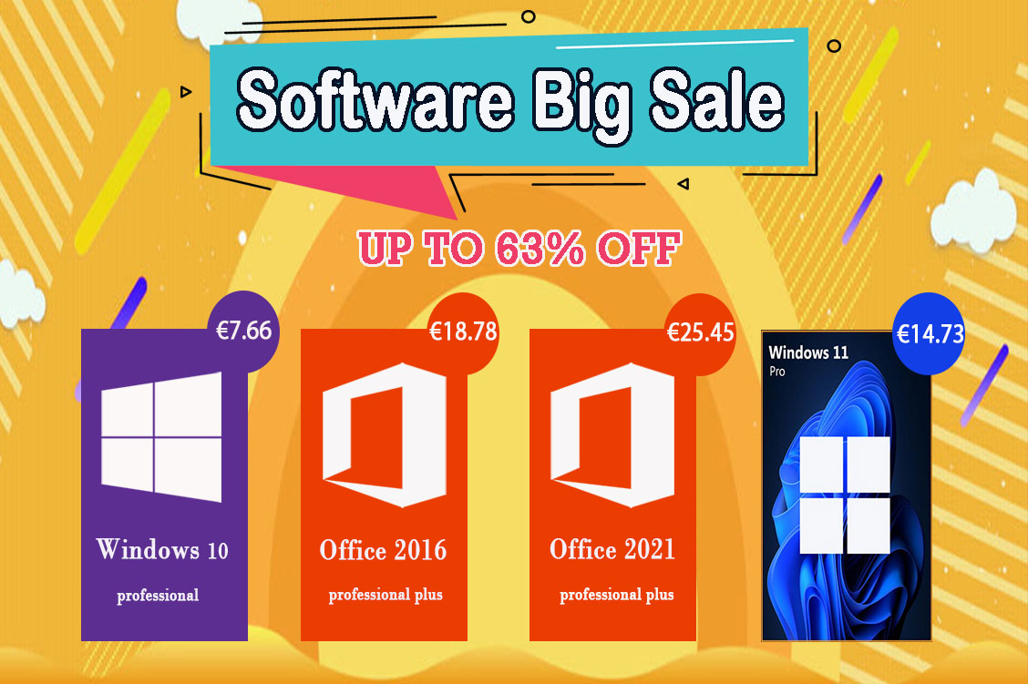 , Software Big Sale: Αποκτήστε Windows 10 Pro με €7.66 και Office 2021 Pro με €25.45