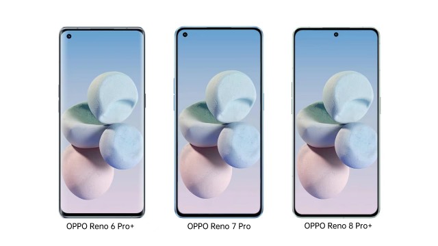 oppo reno8, Oppo Reno8: Renders δείχνουν το setup της κάμερας και τα χρώματα