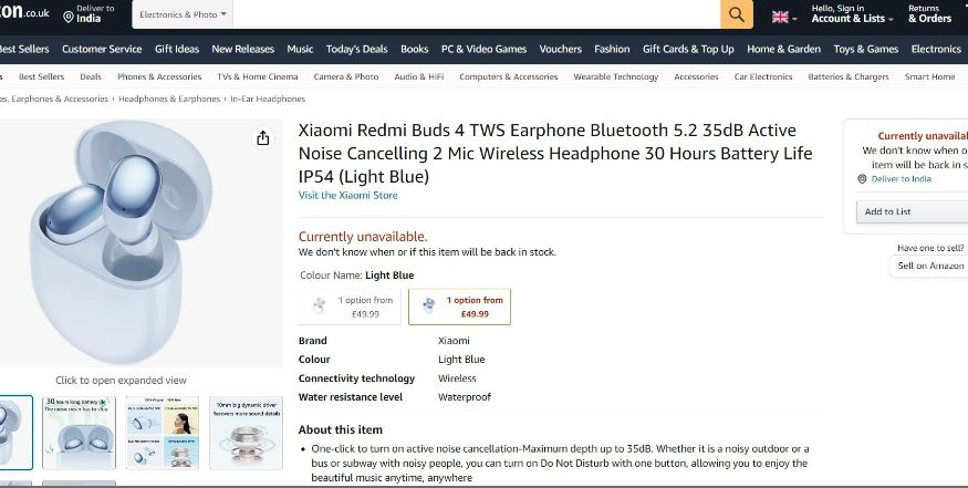 redmi buds 4, Redmi Buds 4 και Buds 4 Pro: Στο Amazon UK με τιμές