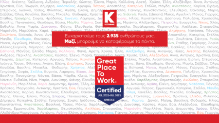 H Κωτσόβολος πιστοποιήθηκε ως Great Place To Work