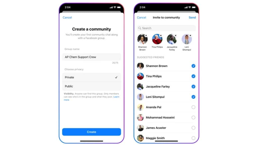 community chats, Η Meta φέρνει τα Community Chats σε Messenger και Facebook Groups