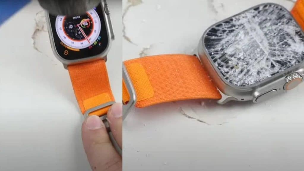 apple watch ultra, Youtuber τεστάρει την αντοχή του Apple Watch Ultra με σφυρί