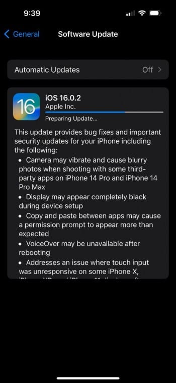 iphone 14 pro, iOS 16.0.2: Αντιμετωπίζει το πρόβλημα με την κάμερα και το copy/paste bug στο iPhone 14 Pro