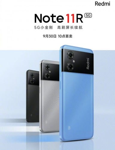 redmi note 11r, Xiaomi Redmi Note 11R: Teaser αποκαλύπτει σχεδίαση και specs