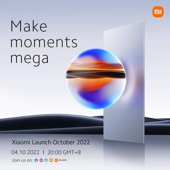 xiaomi 12t, Xiaomi 12T και 12T Pro λανσάρονται στις 4 Οκτωβρίου
