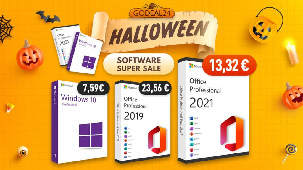 Windows 11 Key, Αποκτήστε Microsoft Office με 13.32€ και Windows 10 Pro με εκπτώσεις Halloween