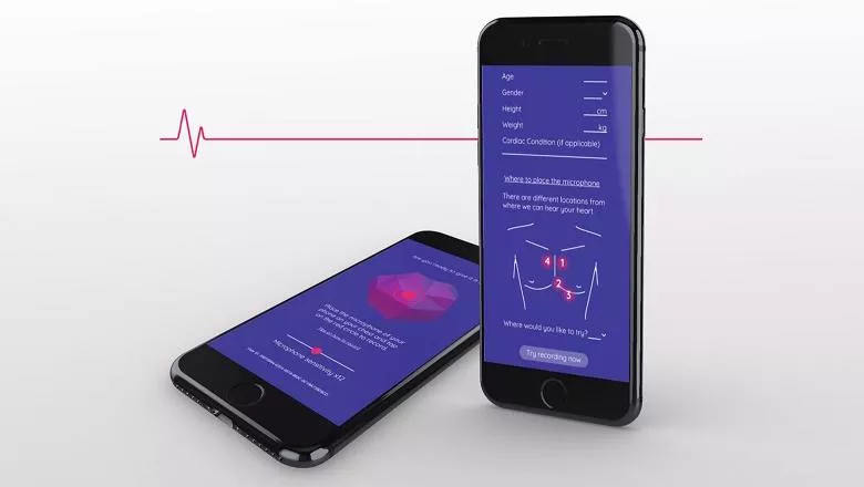 Στηθοσκόπιο app, Εφαρμογή μετατρέπει το smartphone σε στηθοσκόπιο