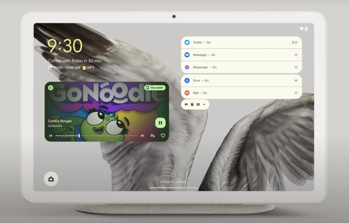 pixel tablet, Google Pixel Tablet: Με τσιπ Tensor και δυνατότητα λειτουργίας ως smart home display