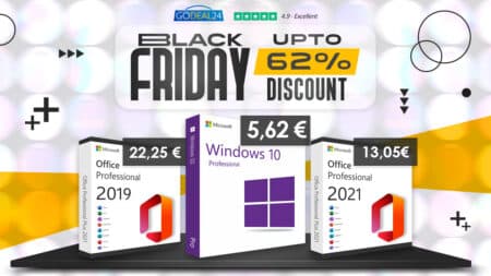 Black Friday σε δημοφιλές λογισμικό Windows 10 από 5.62€ και Office 2021 με 13.05€