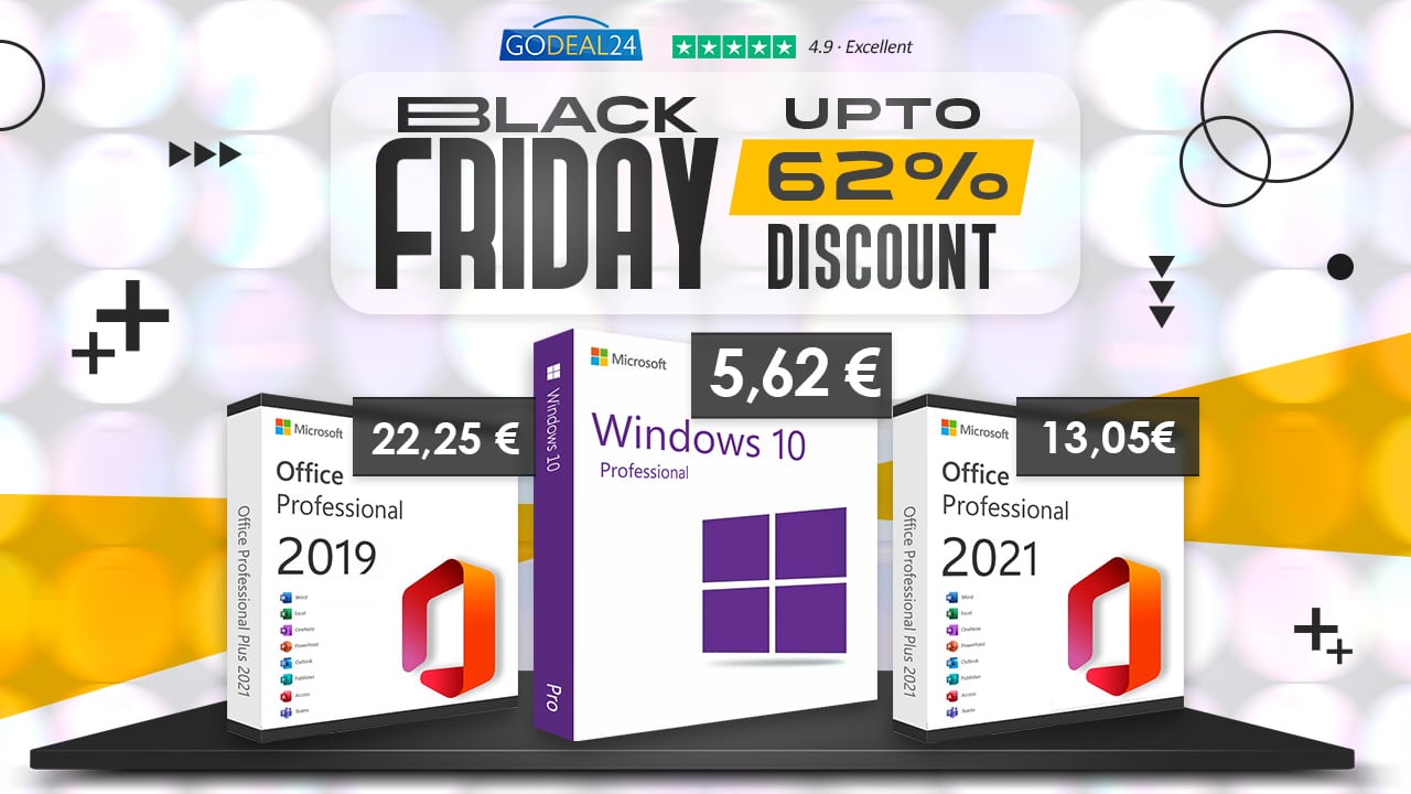 Windows 11 Keys, Black Friday σε δημοφιλές λογισμικό Windows 10 από 5.62€ και Office 2021 με 13.05€