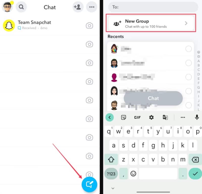 Snapchat Group, Snapchat: Πως να δημιουργήσετε ένα γκρουπ