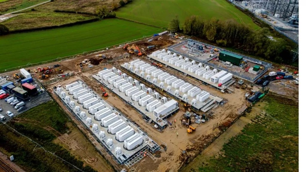 σύστημα αποθήκευσης ενέργειας, Στο Cottingham το μεγαλύτερο σύστημα αποθήκευσης ενέργειας από μπαταρίες στην Ευρώπη