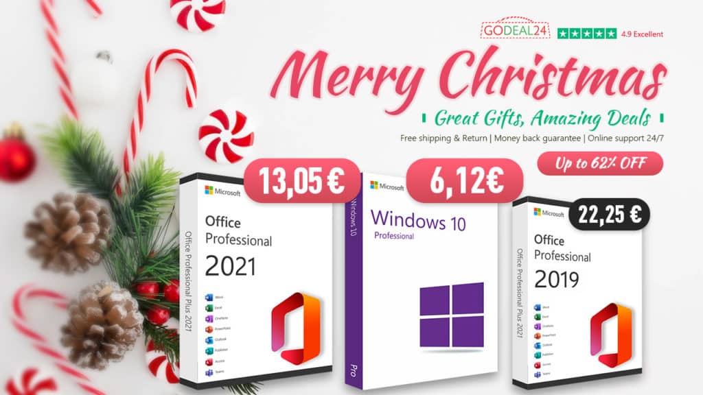 Δωρεάν κλειδιά Windows, Αποκτήστε Windows 11 και Office 2021 σε Χριστουγεννιάτικες Προσφορές