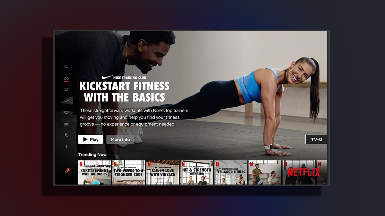 Netflix Nike Training Club, Netflix: Λανσάρει πρόγραμμα γυμναστικής σε συνεργασία με το Nike Training Club