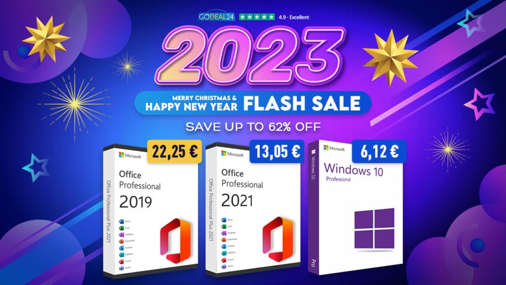 , Αποκτήστε Office 2021 Pro, Windows 10 σε εκπτώσεις Πρωτοχρονιάς 2023
