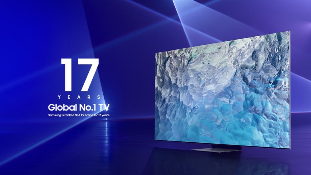 Samsung TV, Samsung: Στην κορυφή της παγκόσμιας αγοράς τηλεοράσεων για 17 χρόνια