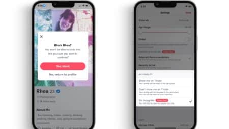 Λειτουργία ανώνυμης περιήγησης για το Tinder – Κρύβει το προφίλ σας από ανεπιθύμητους χρήστες