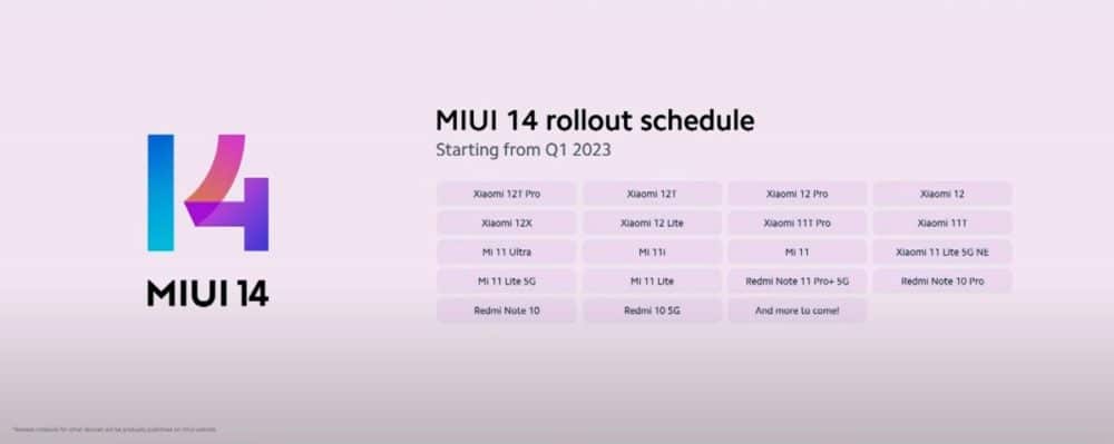xiaomi miui 14, Xiaomi: Αυτά τα smartphone θα πάρουν σύντομα το MIUI 14
