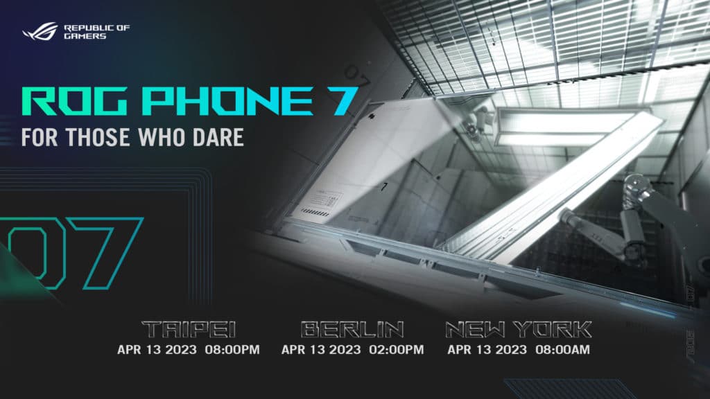 asus rog phone 7, Asus ROG Phone 7: Έρχεται επίσημα στις 13 Απριλίου