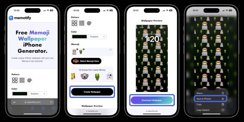 iPhone: Νέο εργαλείο σας επιτρέπει να δημιουργείτε προσαρμοσμένες ταπετσαρίες Memoji