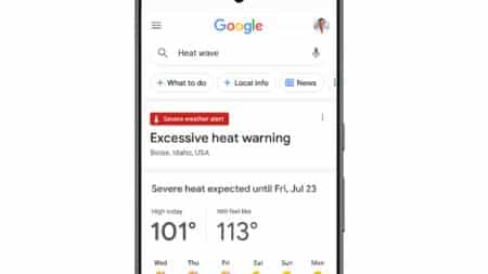 Google: Σχεδιάζει να μοιράζει ειδοποιήσεις θερμότητας στην Αναζήτηση