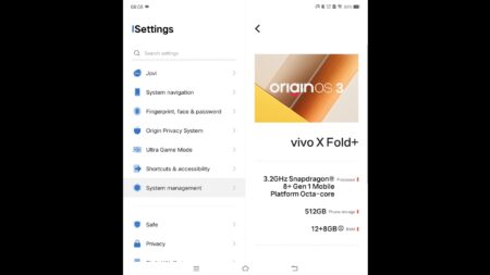 vivo X Fold+: Ολόκληρο το μενού στα αγγλικά [video]