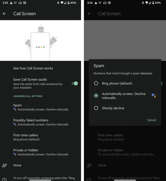 Pixel Call Screen, Pixel Call Screen: Νέες επιλογές προστασίας από τις ανεπιθύμητες κλήσεις