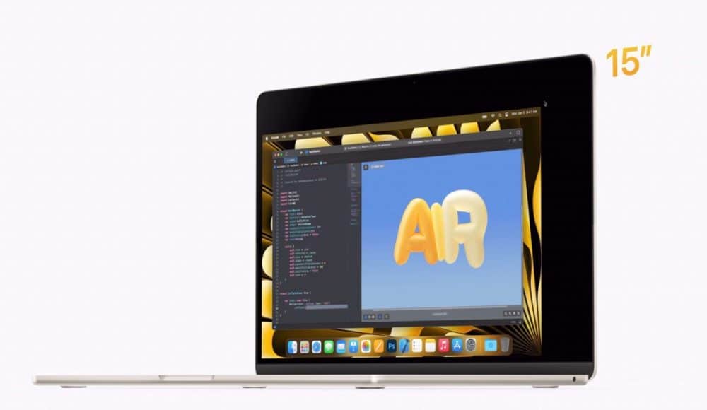 Macbook Air, Apple MacBook Air 15″ με επεξεργαστή M2: Το λεπτότερο laptop στον κόσμο