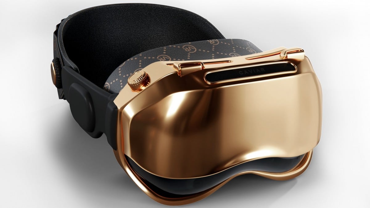 Apple Vision Pro, Apple Vision Pro Caviar Edition: Με χρυσό 18 καρατίων κοστίζει 40.000 δολάρια
