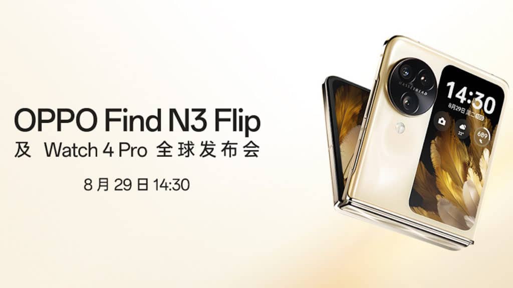 oppo find n3 flip, Oppo Find N3 Flip: Λανσάρεται στις 29 Αυγούστου με τριπλή κάμερα Hasseblad
